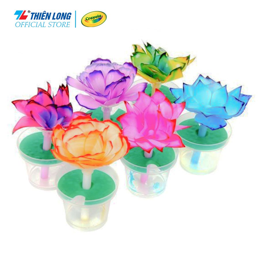 Bộ đồ chơi khoa học Crayola STEAM Paper Flower Science