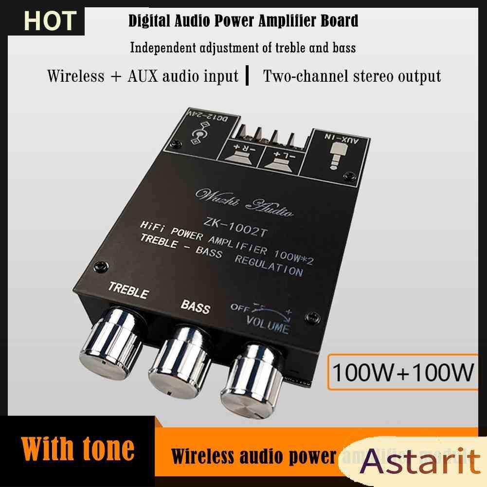 Bảng Mạch Khuếch Đại Âm Thanh ZK-1002T HIFI 2.0 Kênh 100Wx2 Chuyên Dụng