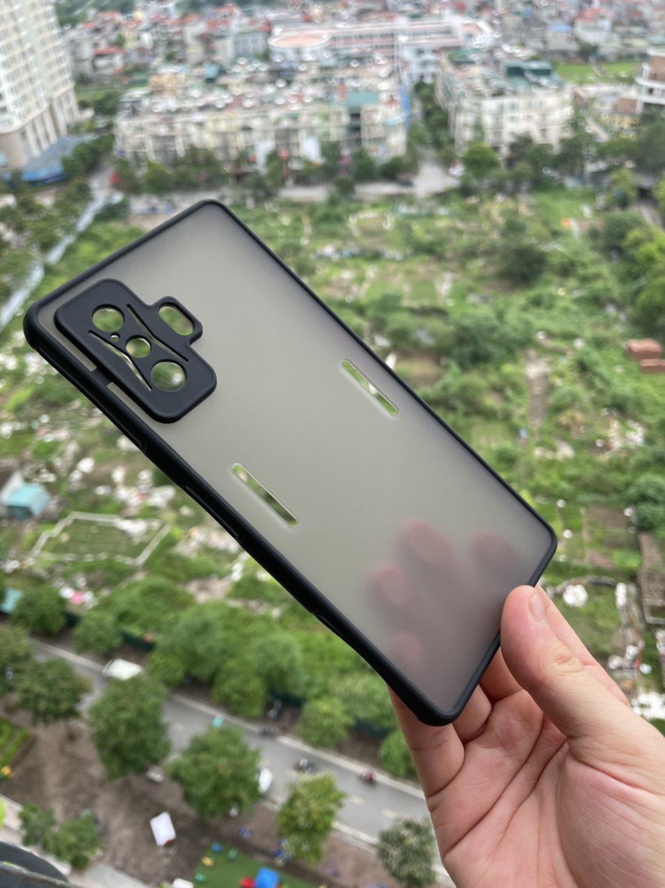 Ốp lưng cho Xiaomi Redmi K50 Gaming Edition viền dẻo đen lưng nhám mờ bảo vệ camera