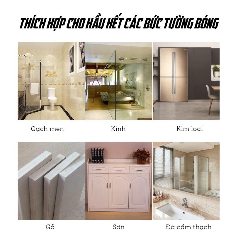 Miếng Móc Dán Tường Chịu Lực Chống Thấm Siêu Dính Treo Kệ Inox Cao Cấp BEESIR