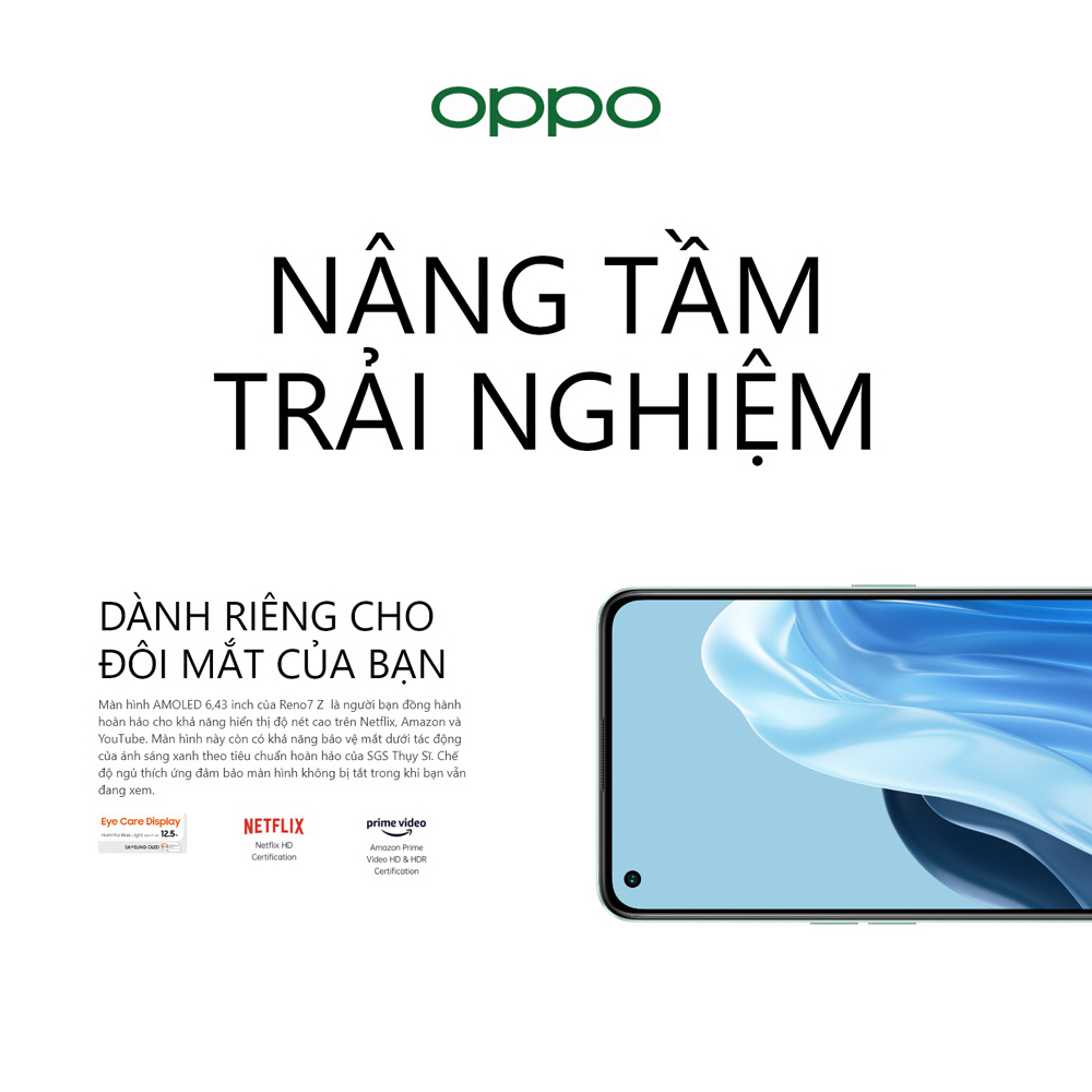 Điện Thoại Oppo Reno 7Z 5G (8GB/128G) - Hàng Chính Hãng