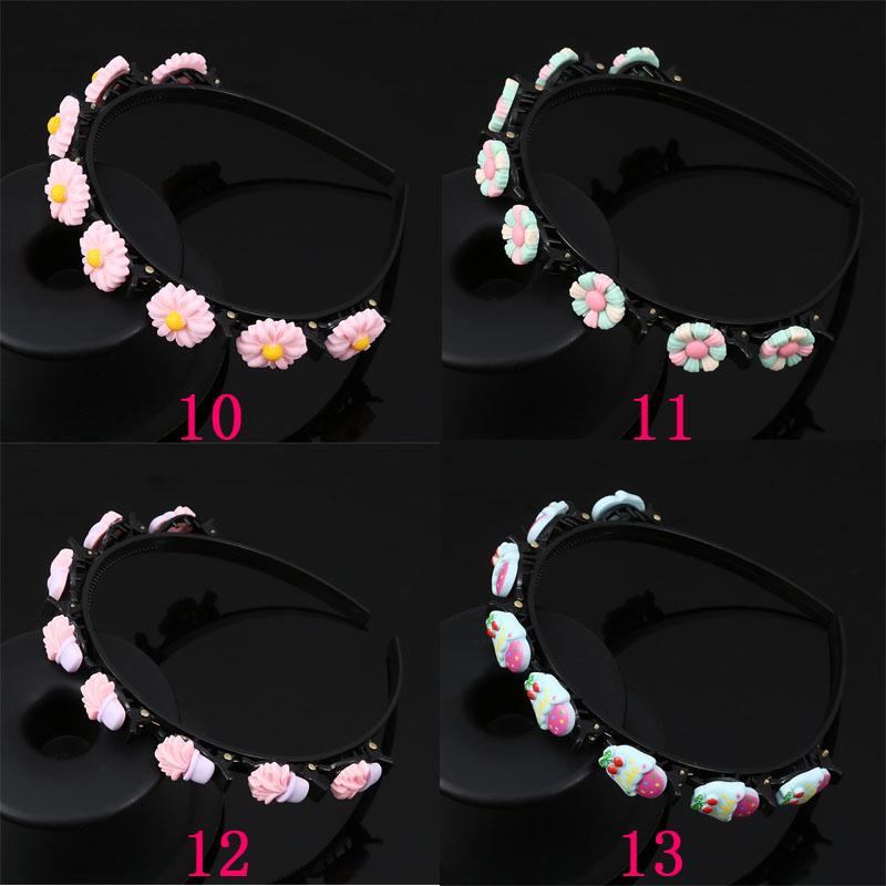 Băng Đô Cài Tóc Đính Nơ Hoa Cho Bé Gái