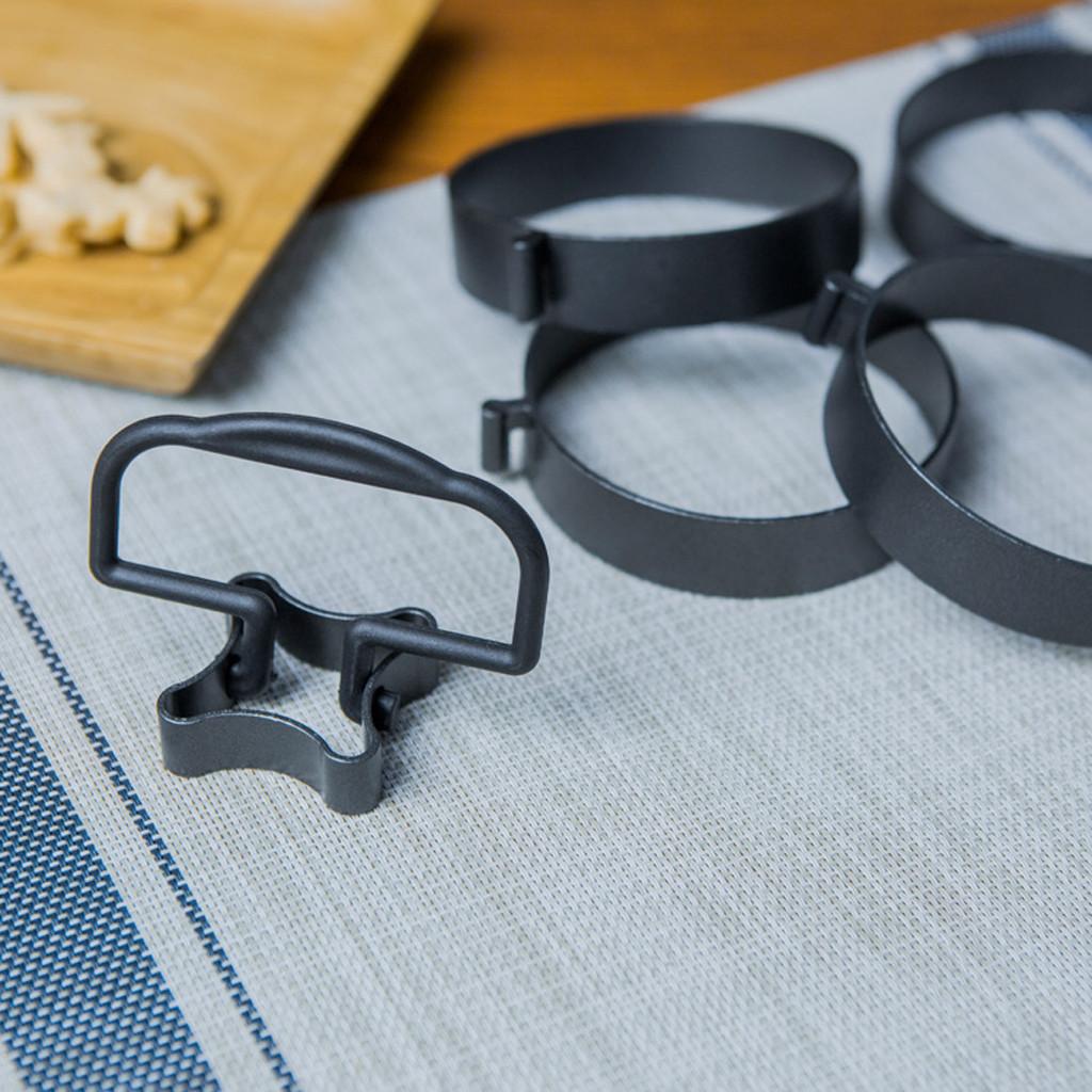 Đa mục đích nhẫn chảo không dính 4 mảnh vòng tròn bánh bộ