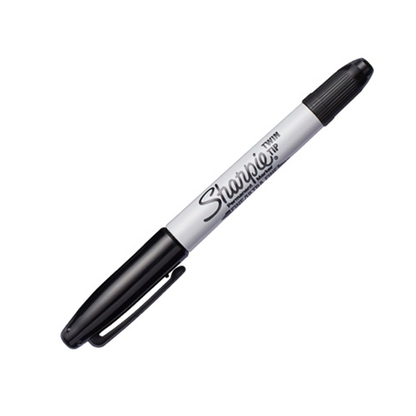 Bút Lông Dầu Sharpie Twin Tip 32201 - Đen