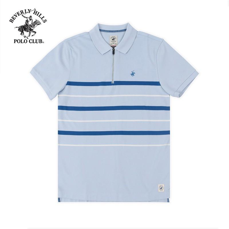 Áo Polo nam Beverly Hills Polo Club Regularfit Cotton màu xanh - PMRSS20TL065