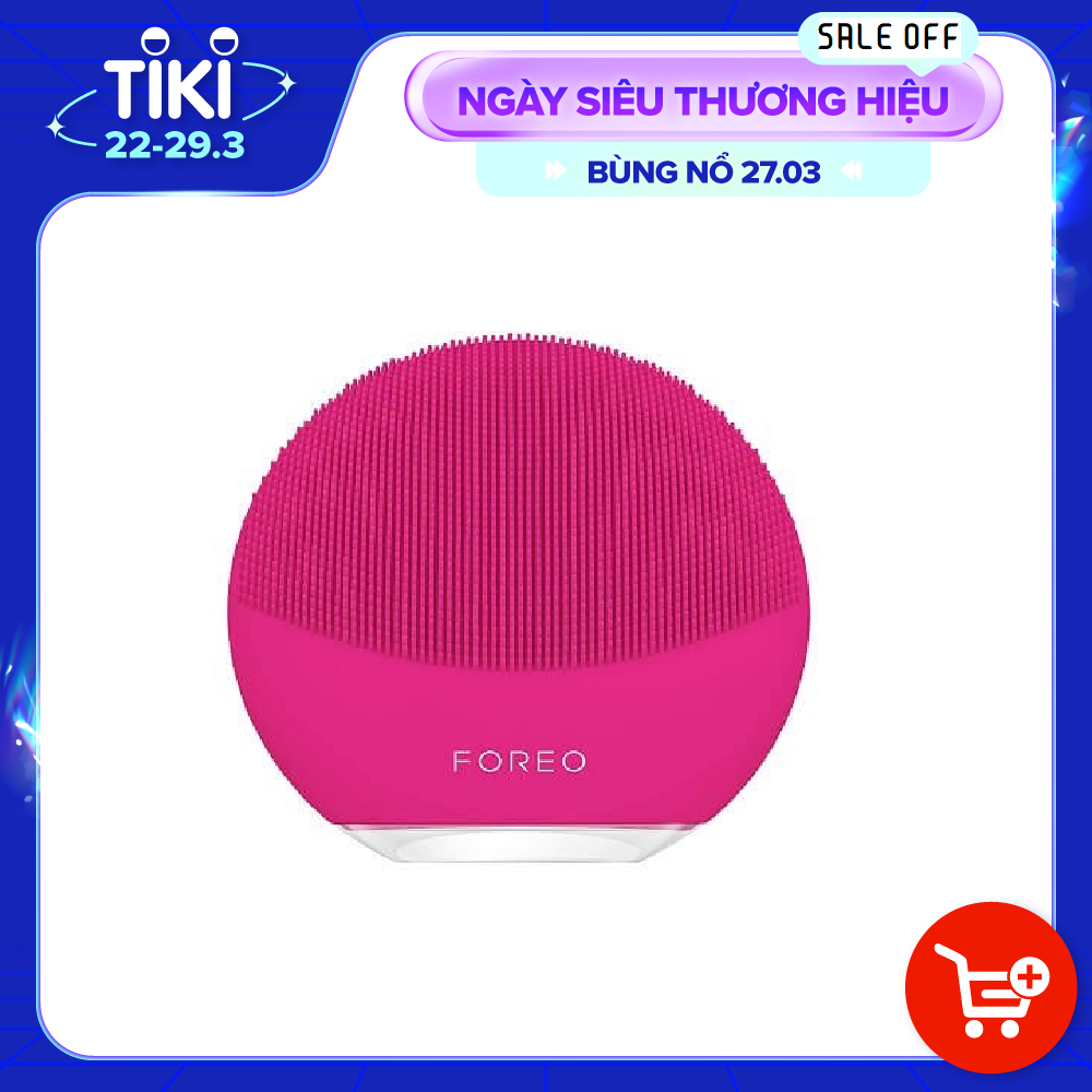 Máy rửa mặt Foreo LUNA MINI 3 - giảm thiểu bụi bẩn và cặn trang điểm chỉ trong 30s