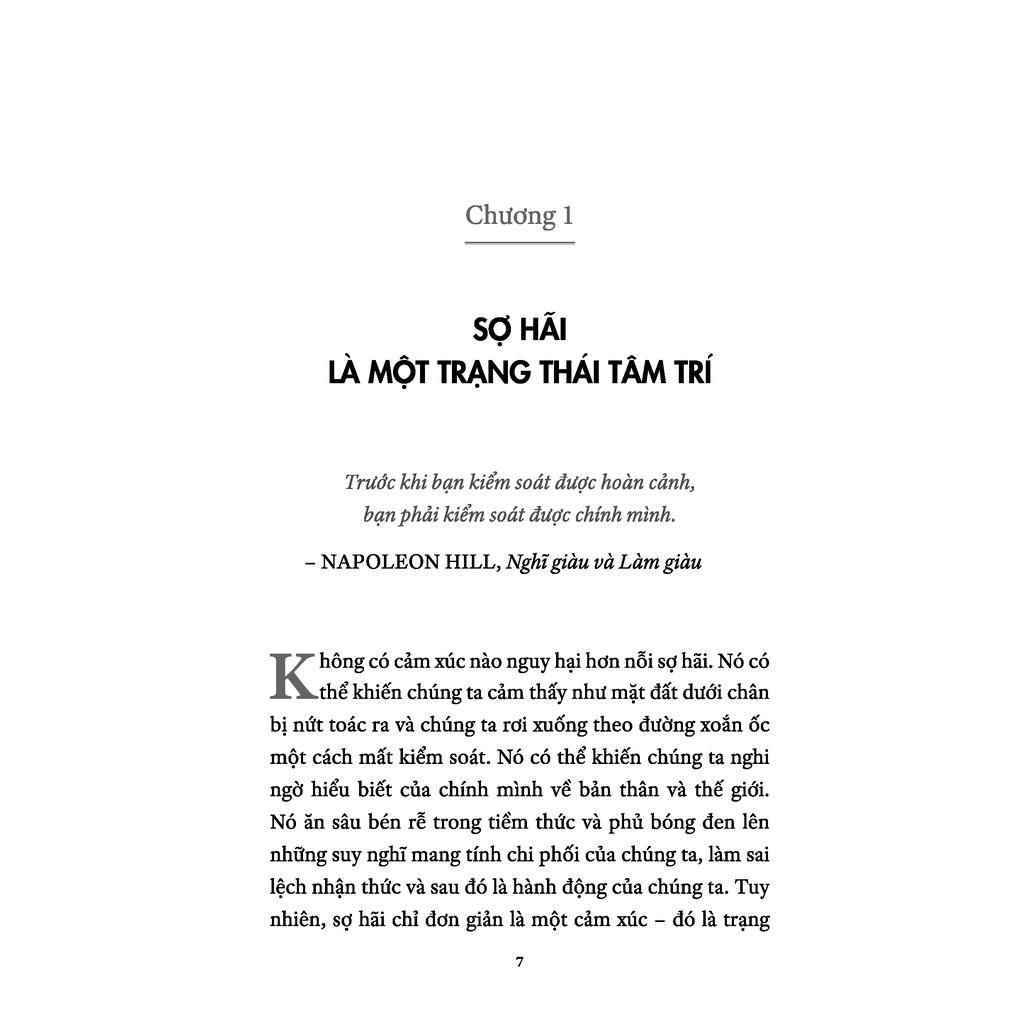 Thoát Khỏi Những Nỗi Sợ Hãi - Để Tiến Bước Tới Thành Công - Bản Quyền