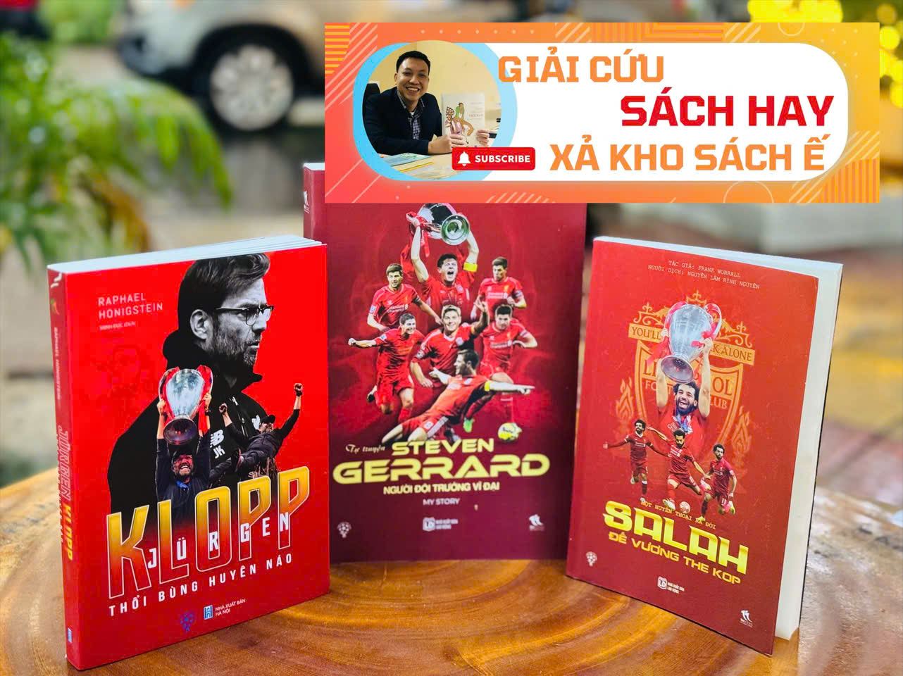 [Giải cứu sách hay, xả kho sách ế] Combo các huyền thoại Liverpool: SALAH + KLOPP + STEVEN GERRARD – THBooks