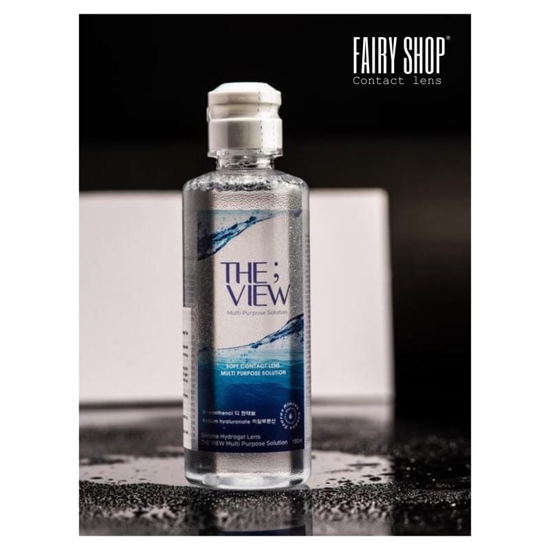 Nước Ngâm Lens FAIRY SHOP CONTACT LENS Chuyên Dụng Angle Eyes/ Fairy Eyes/ Care THE VIEW 160ml &amp; 360ml Cao cấp