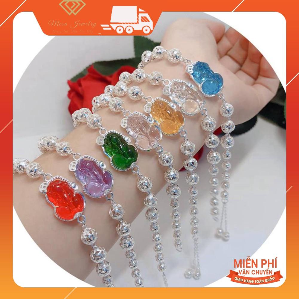 BỘ TRANG SỨC NỮ BẠC TA - DÂY CHUYỀN - NHẪN - LẮC TAY NGHÊ - TỲ HƯU