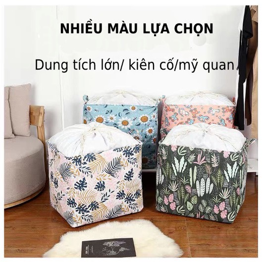 Combo 2 Túi đựng quần áo chăn màn cỡ lớn ( giao mầu ngẫu nhiên )