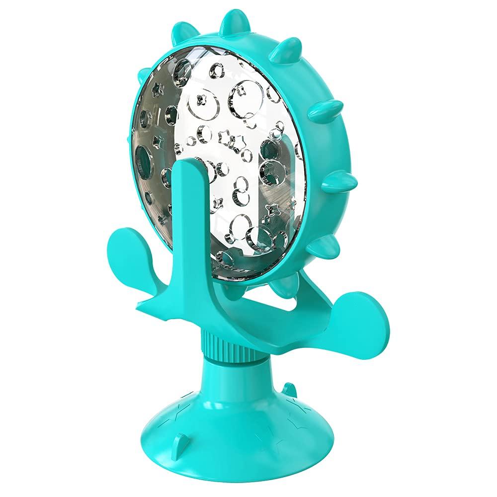 Đồ chơi mèo cối xay gió, đồ chơi mèo, đồ chơi mèo tương tác, bánh xe Ferris, phân phối thức ăn, đồ chơi mèo thẳng đứng 360 °