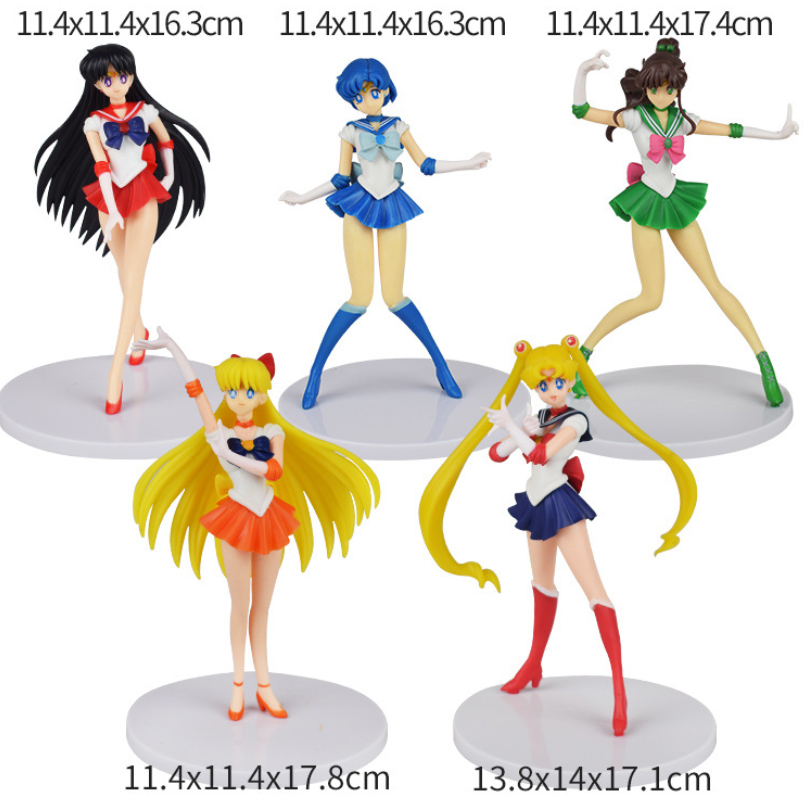 Đồ chơi lắp ráp mô hình thủy thủ mặt trăng - Sailor Moon (16 cm)