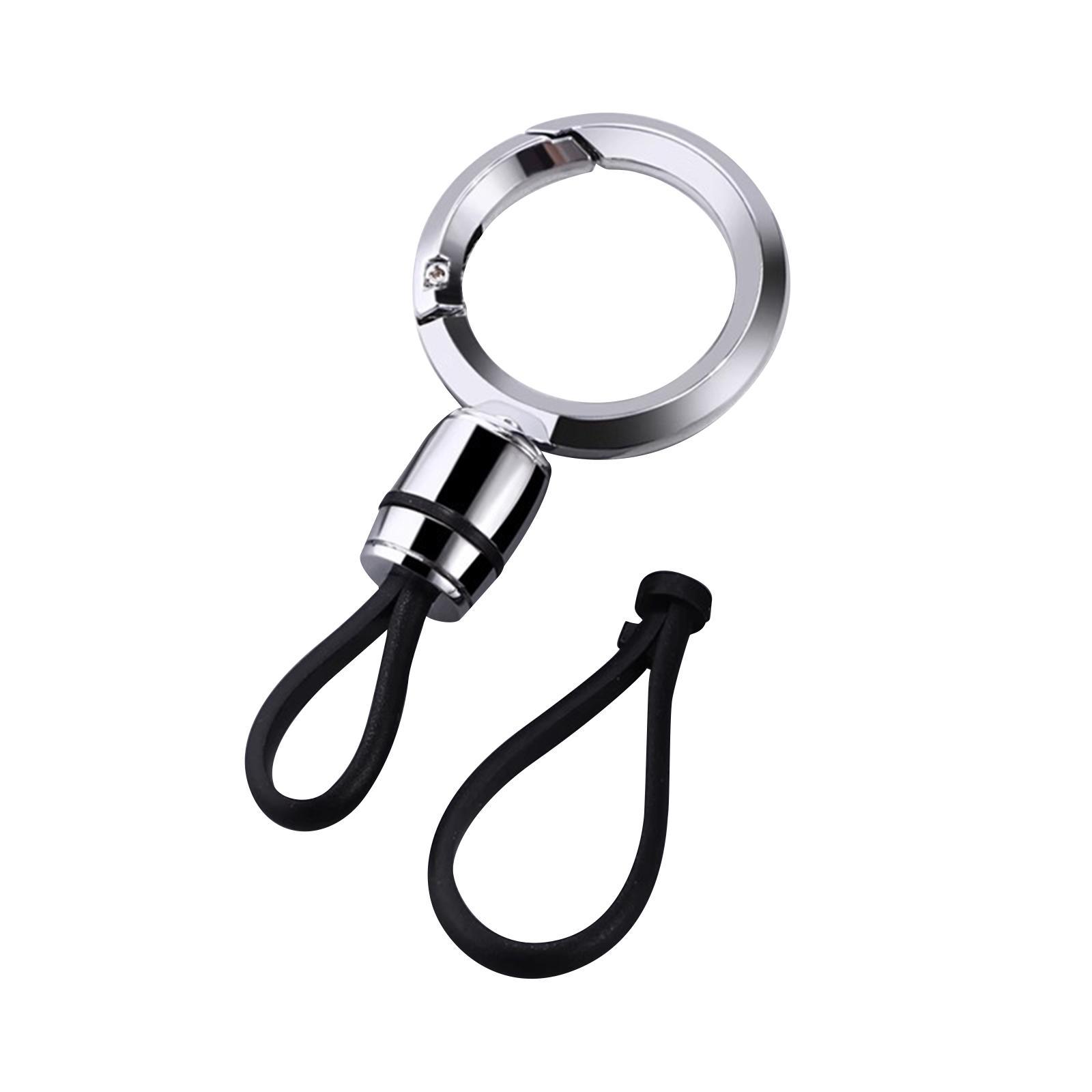 Car Fob Keychain Motorcycle Keychain Anti Lost Universal Key Fob Holder Business Keychain Metal Keyring for Men and Women Keys Backpack