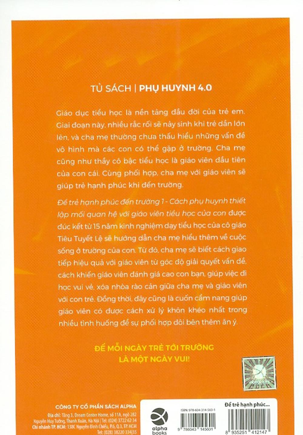 Để Trẻ Hạnh Phúc Đến Trường 1