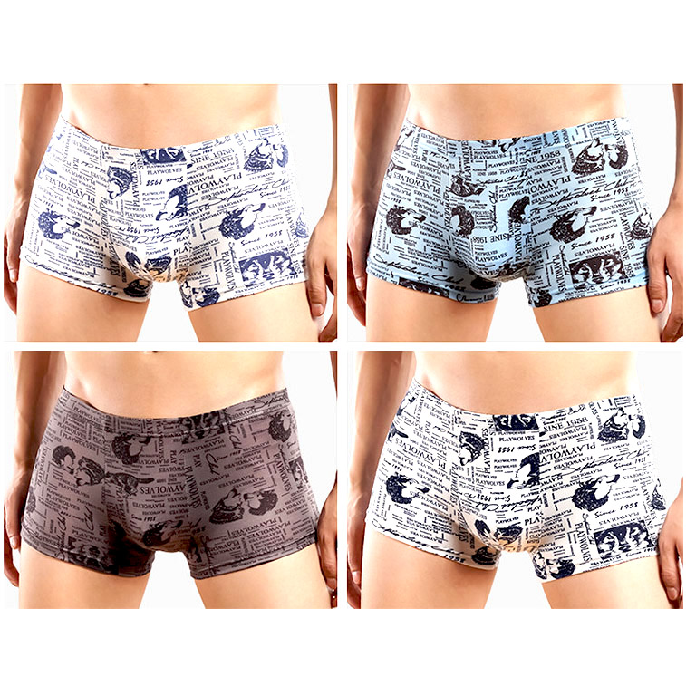 DESIGN 2023 - Quần lót nam - Quần Lót Boxer -Quà tặng cho nam giới - Quà tặng người yêu - full túi hộp quà y hình