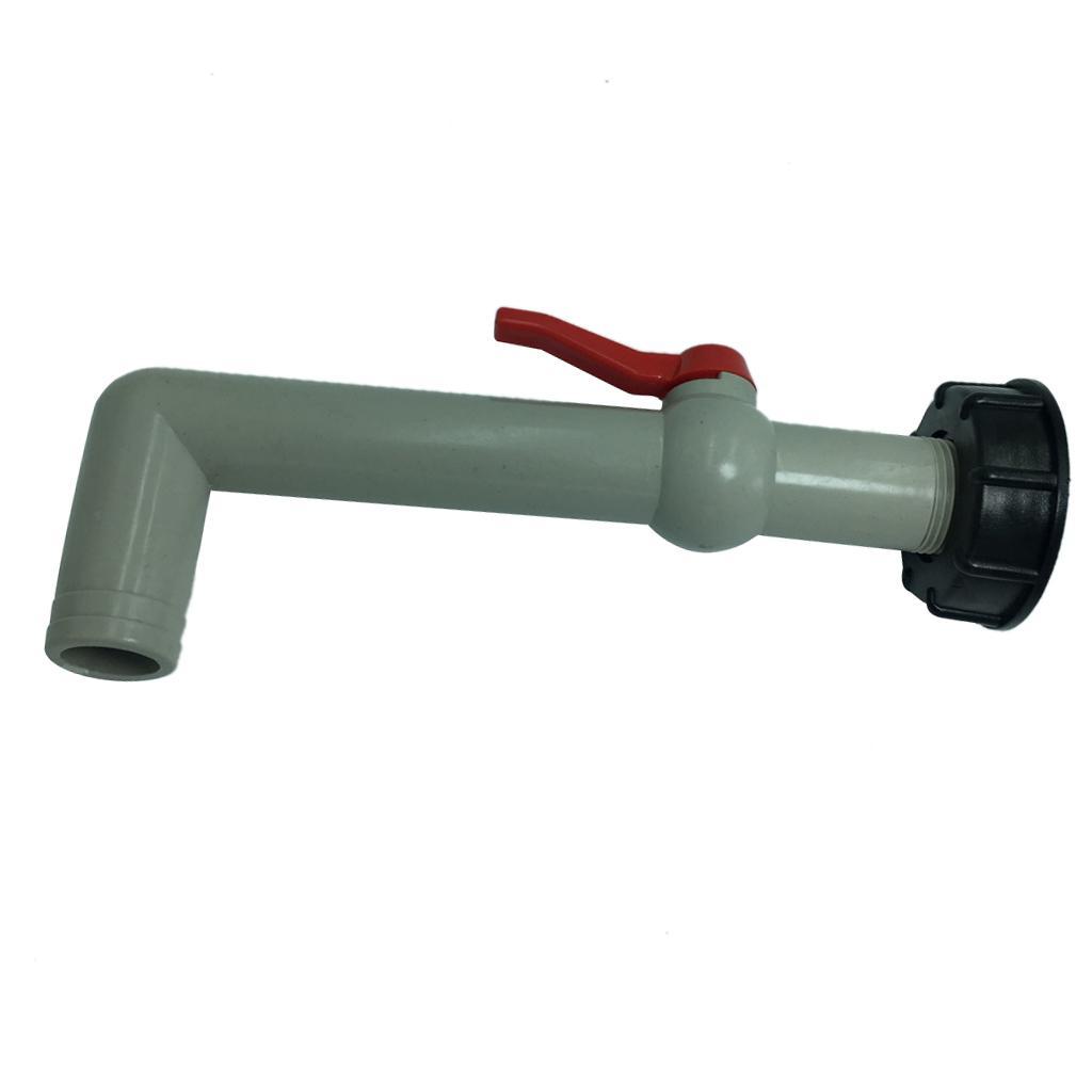 Set of 2, IBC 1L Tank IBC Tote Tap Adapter S60x6 Thread Part Outlet Fitting