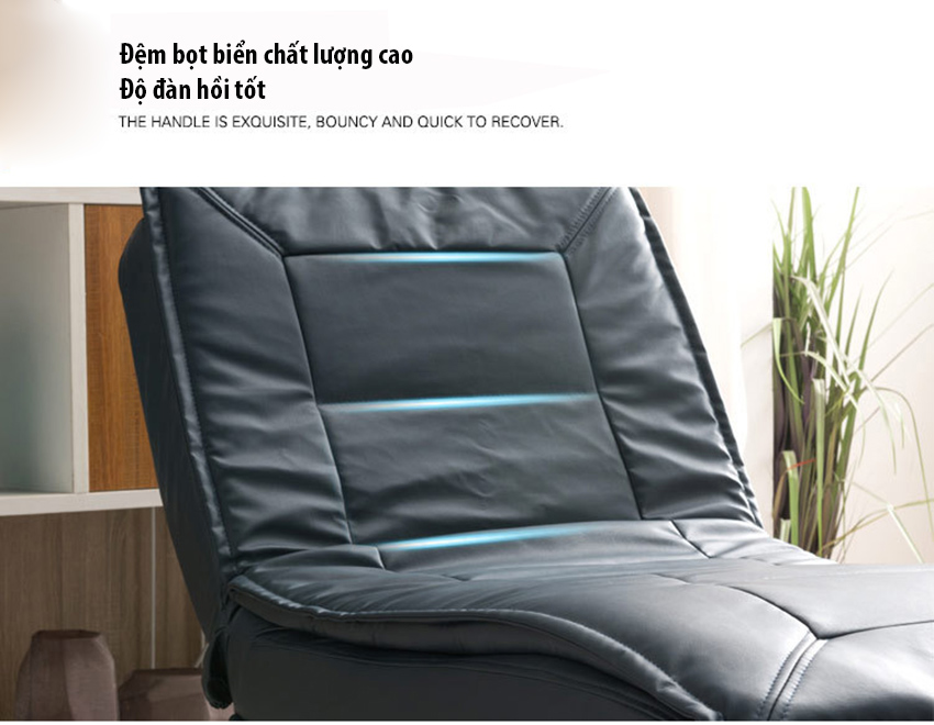Ghế sofa thư giãn bằng da 178x70x40cm - 3 chế độ nằm, ghế phòng khách phòng ngủ - ghế lười nằm thư giãn, ghế nghỉ trưa văn phòng