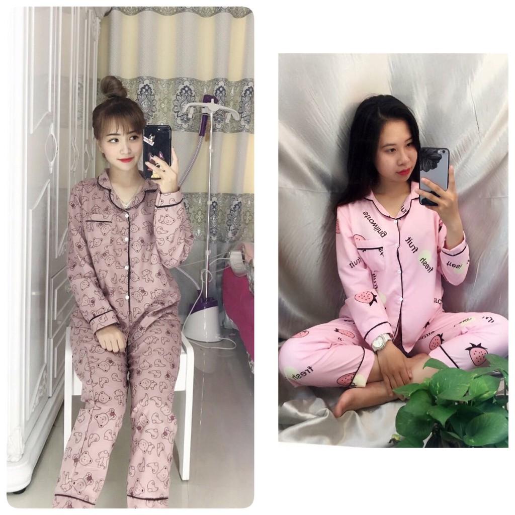 Bộ Pijama Tay Dài 49 màu đẹp