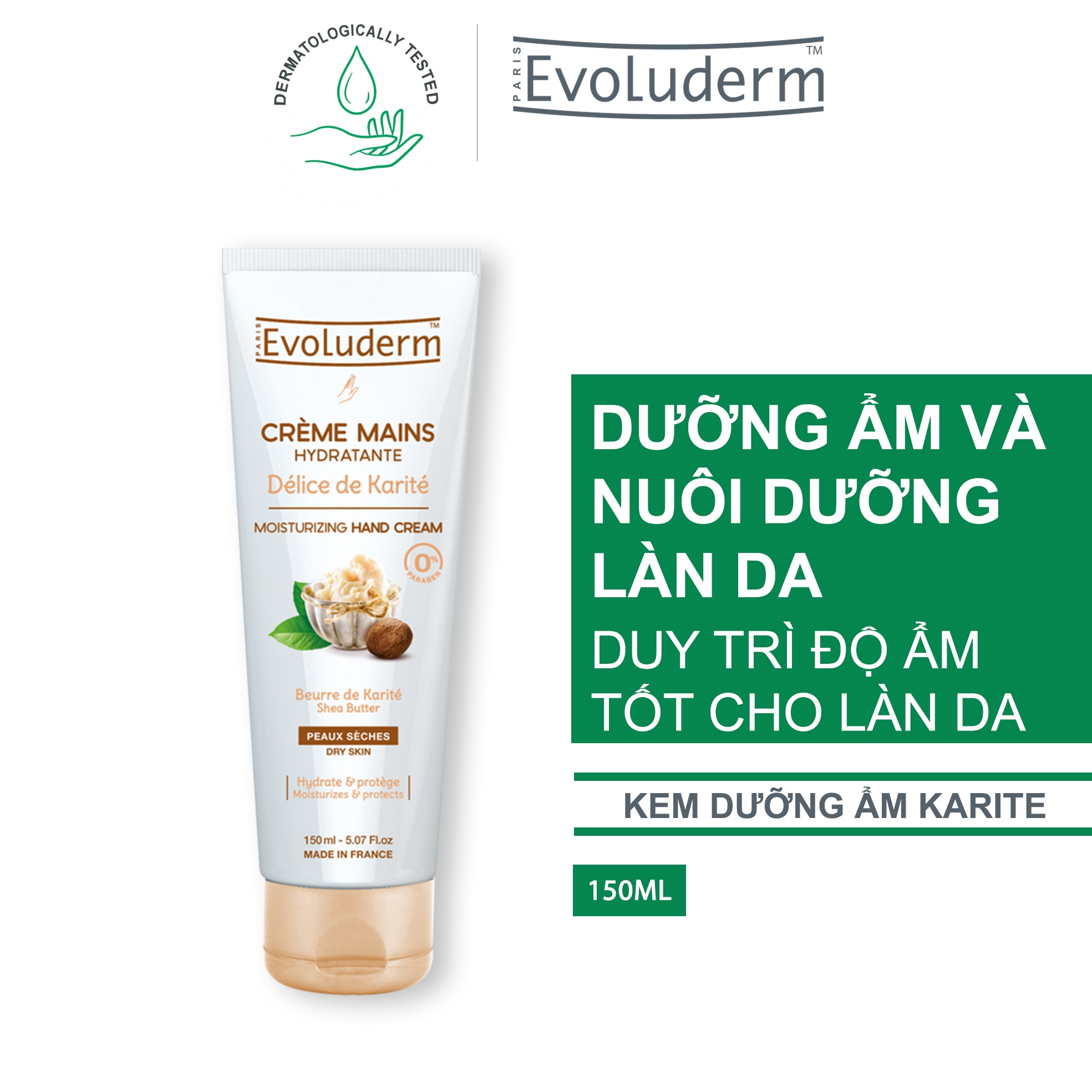 Combo xịt khoáng Evoluderm 150ml và Kem dưỡng ẩm làm mềm bảo vệ da Evoluderm 150ml