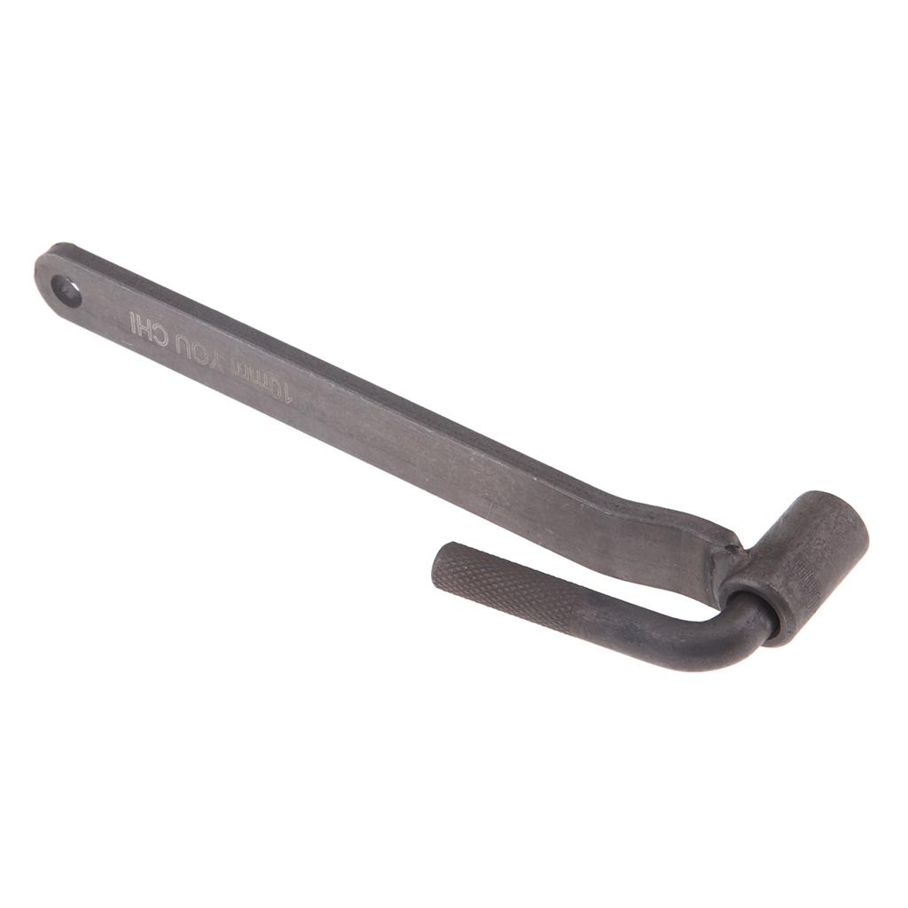 Heavy Duty Iron Valve Wrench Adjuster Auto Motorcycle Repair Tool for 10mm Valve Bolts