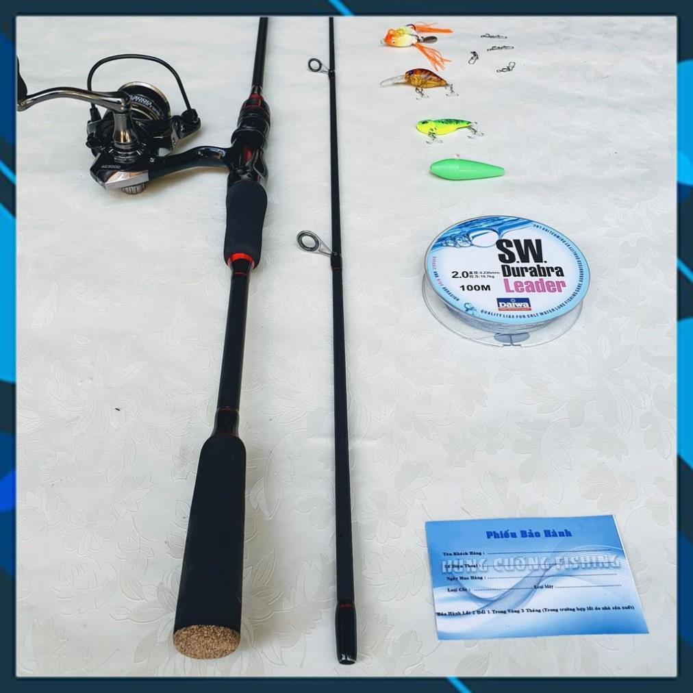 Bộ Cần Câu Lure 1 Ngọn Đỏ Gía Rẻ Bộ Máy Đứng