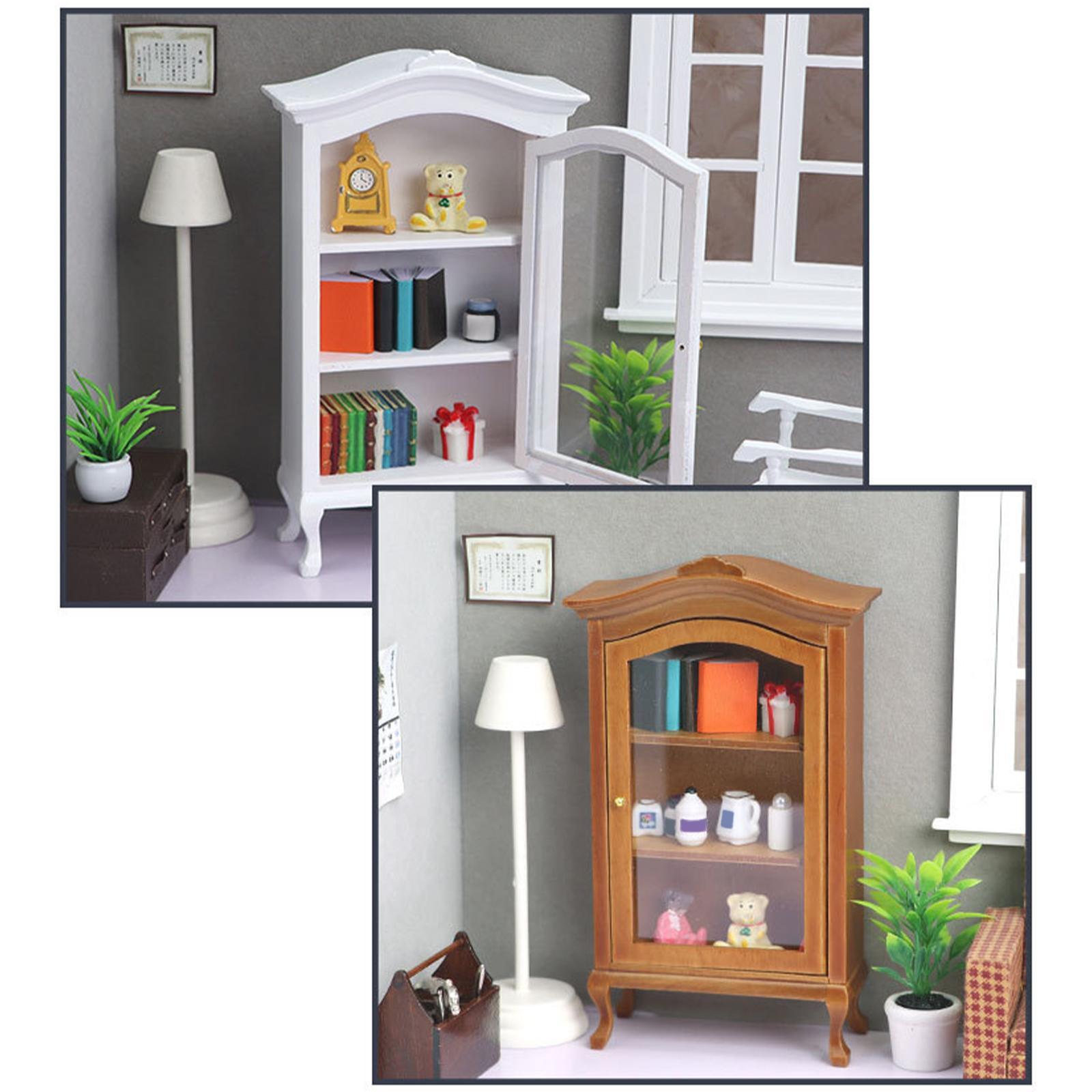 1/12 Dollhouse Display Cabinet Accessories Decoration Dollhouse Furniture