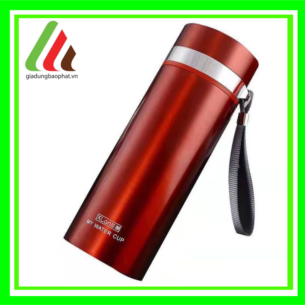 Bình giữ nhiệt inox 304 2 lớp chân không cách nhiệt my water cup màu sắc trơn sáng sang trọng tiện lợi 800ml 1000ml