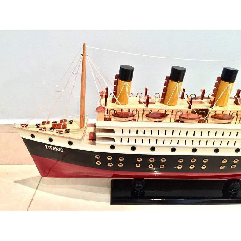 Mô Hình Tàu Thủy Dài 40cm- Tàu Titanic Huyền Thoại Gỗ Tự Nhiên 100%