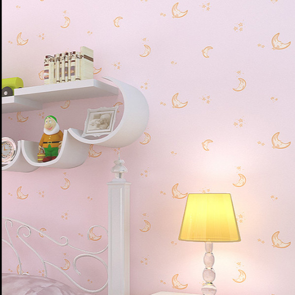 Cuộn 5m Decal Giấy Dán Tường TRĂNG HỒNG