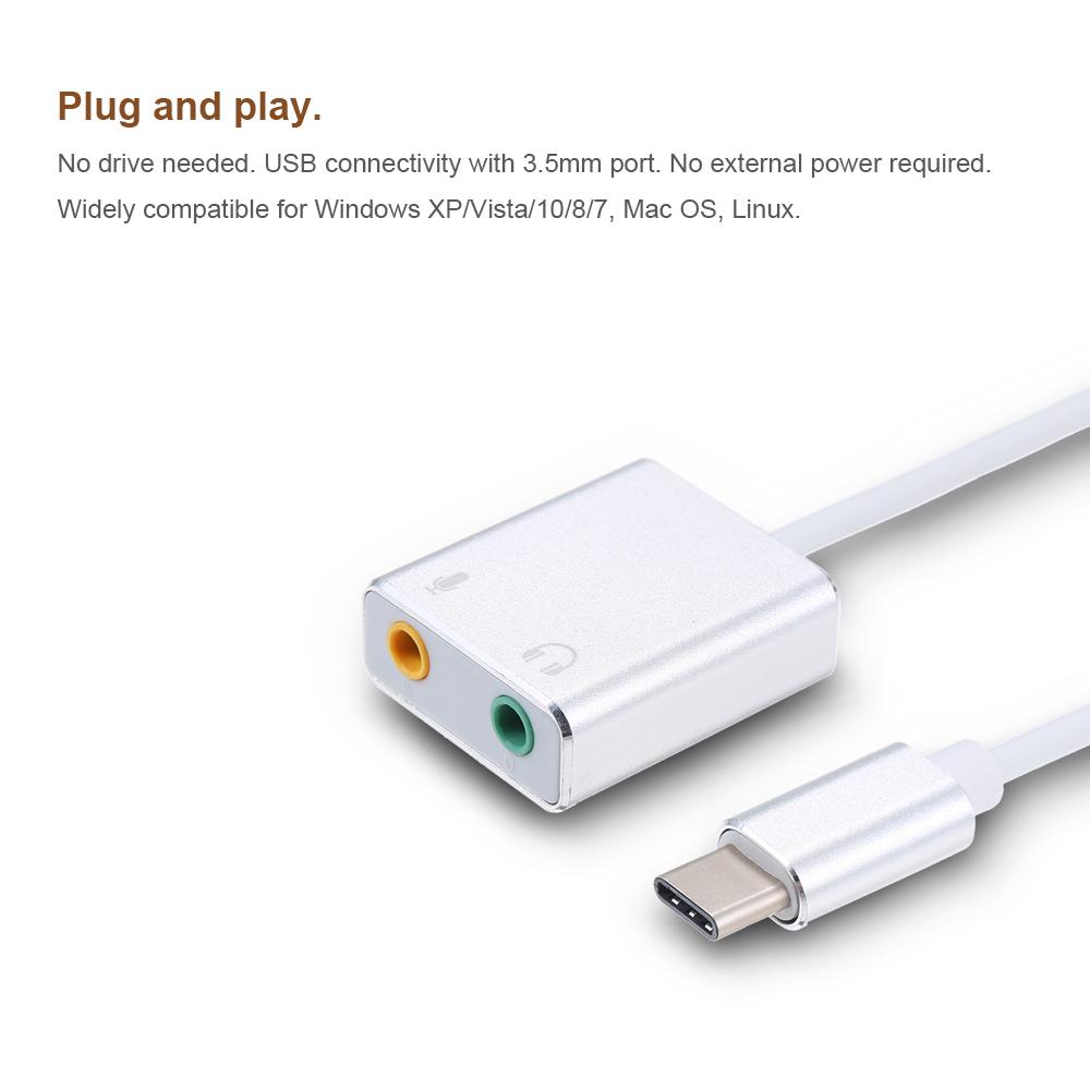 Bộ chuyển đổi âm thanh USB-C sang Jack 3.5mm