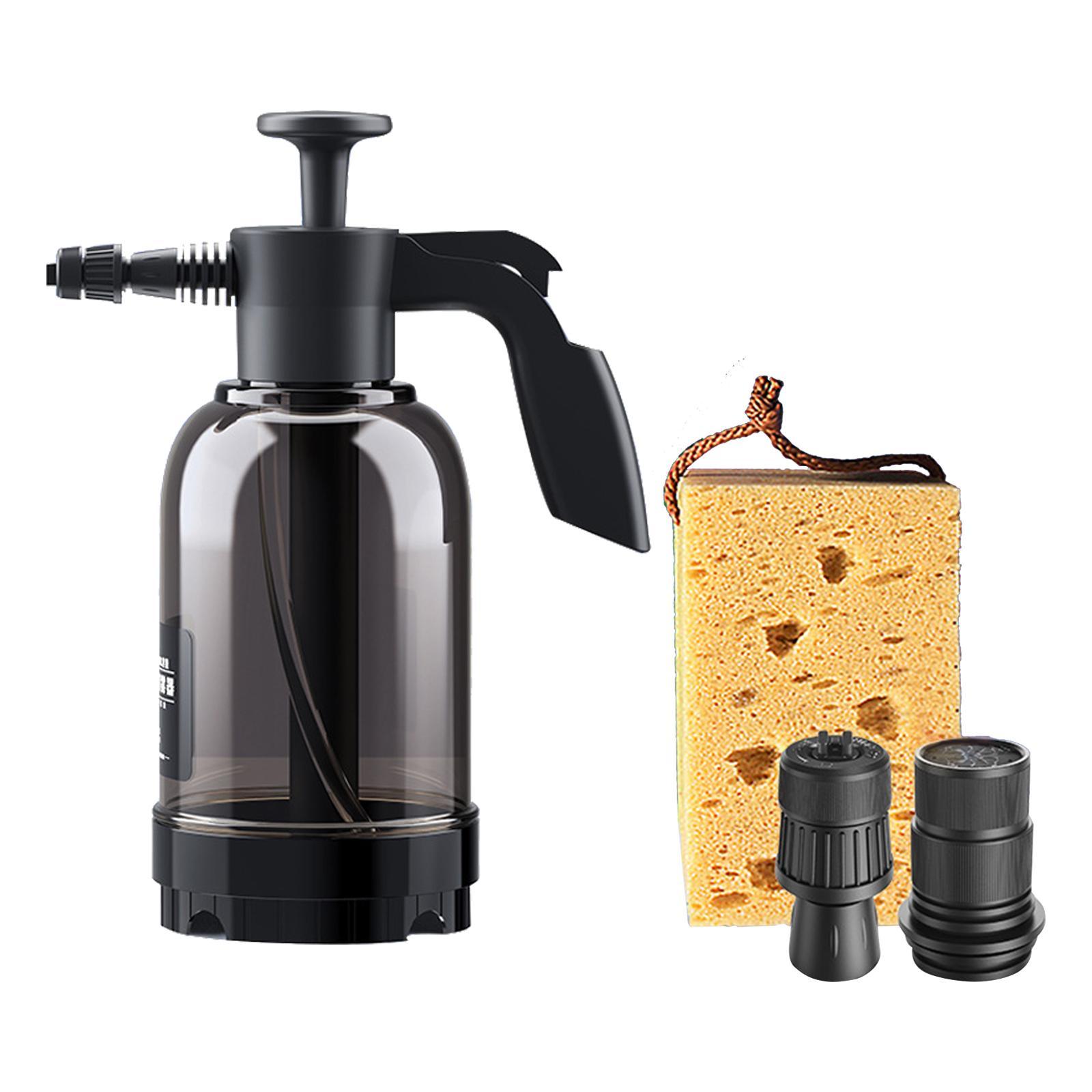 2L Car Wash Pump Manual Foaming Pressure Sprayer for Home Auto Use