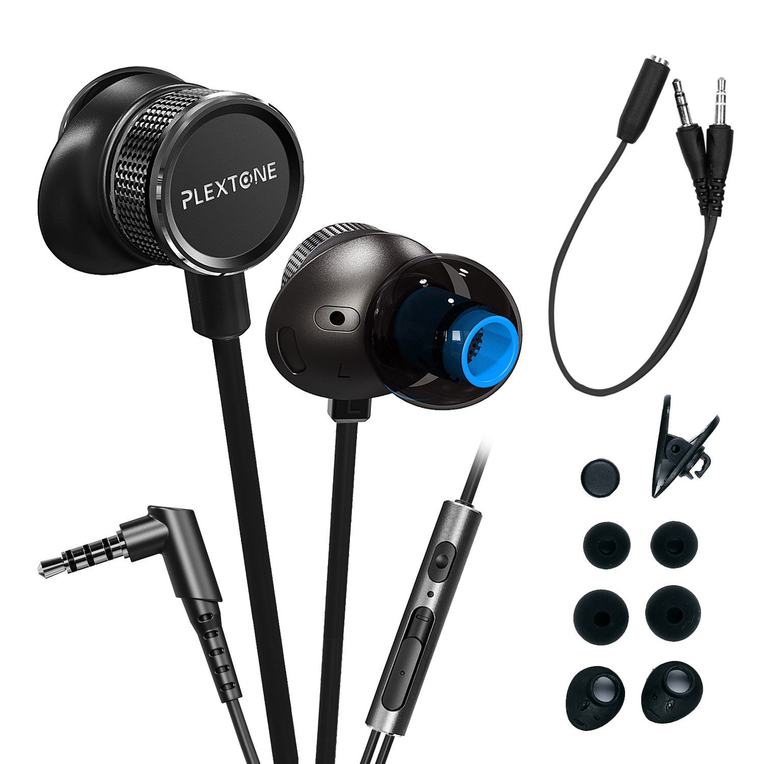 Tai nghe Gaming nhét tai in ear dành cho game thủ chơi Game Pubg Mobile chuyên nghiệp Plextone(Nhiều Tùy Chọn) - Hàng Chính Hãng.