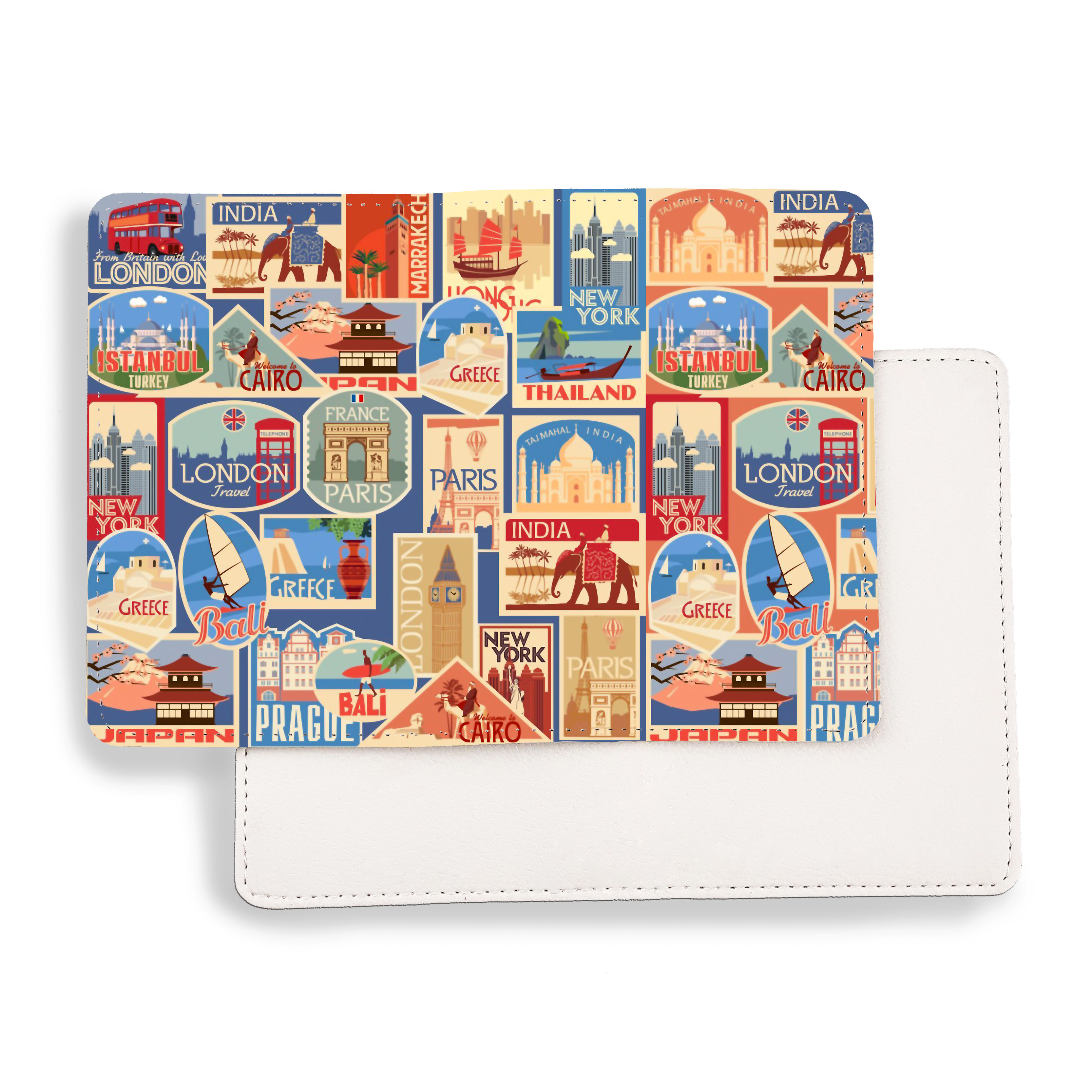 Bao Da Passport Du Lịch WONDER WORLD - Ví Đựng Hộ Chiếu STormbreaker KỲ QUAN THẾ GIỚI - Hình ảnh độc đáo nghệ thuật thiết kế đa năng tiện lợi - Passport Cover Holder - LT059