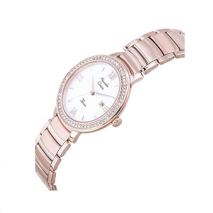 Đồng hồ đeo tay nữ hiệu Alexandre Chrities 2698LDBRGMS