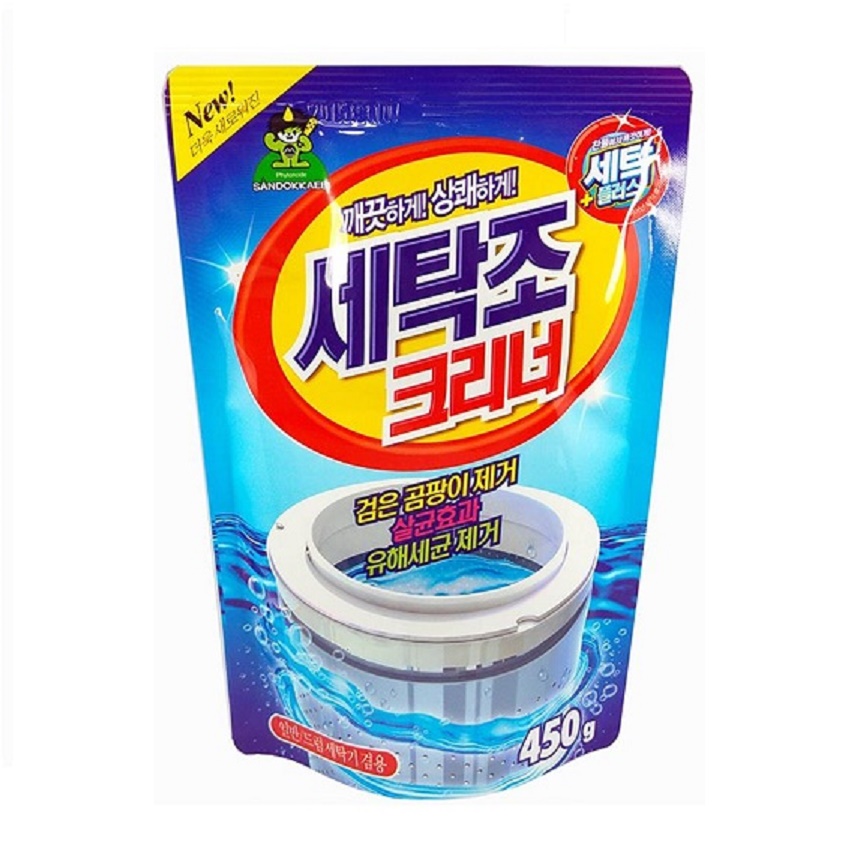 Combo 01 nước giặt xả Thái Lan July 2X 3500ml + 01 gói tẩy lồng máy giặt Hàn Quốc 450g