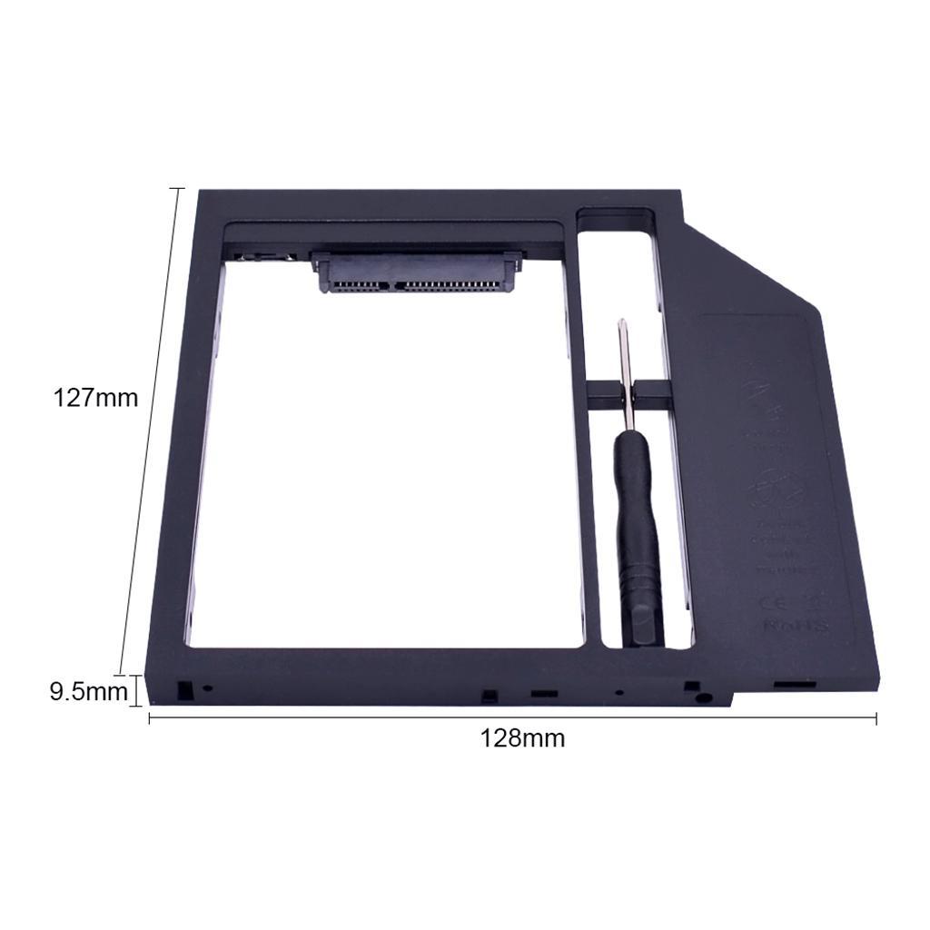 9.5 mm HDD Caddy 2.5'' SATA 3.0 For Laptop DVD/CD-ROM Optical Bay