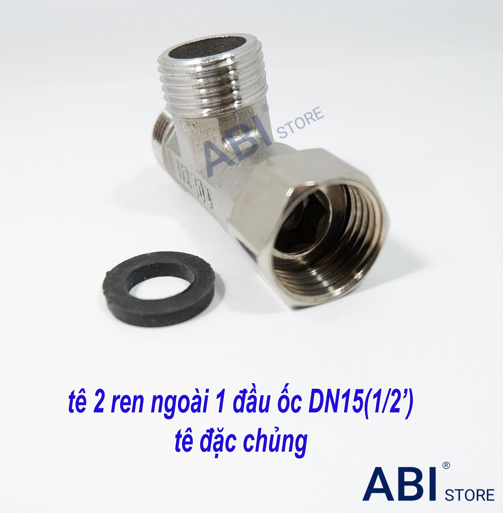 TÊ 2 REN NGOÀI 1 ĐẦU ỐC INOX GIÁ SỈ HÀ NỘI, TÊ CHIA NƯỚC BỒN CẦU VÀ VÒI XỊT VỆ SINH INOX