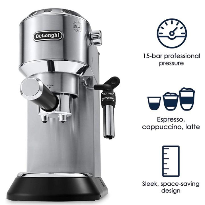Máy Pha Cà Phê Chuyên Dụng Delonghi EC685.M 1300W - Hàng Nhập Khẩu