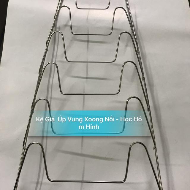 Kệ Giá Cài Nắp Vung Xoong Nồi INOX