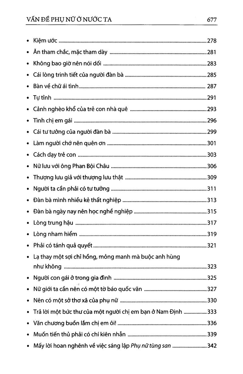 Sách Đạm Phương Nữ Sử - Vấn Đề Phụ Nữ Ở Nước Ta