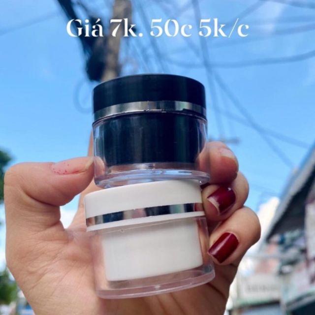 HŨ KEM FACE 2 LỚP MINI 10G TRẮNG VÀ ĐEN