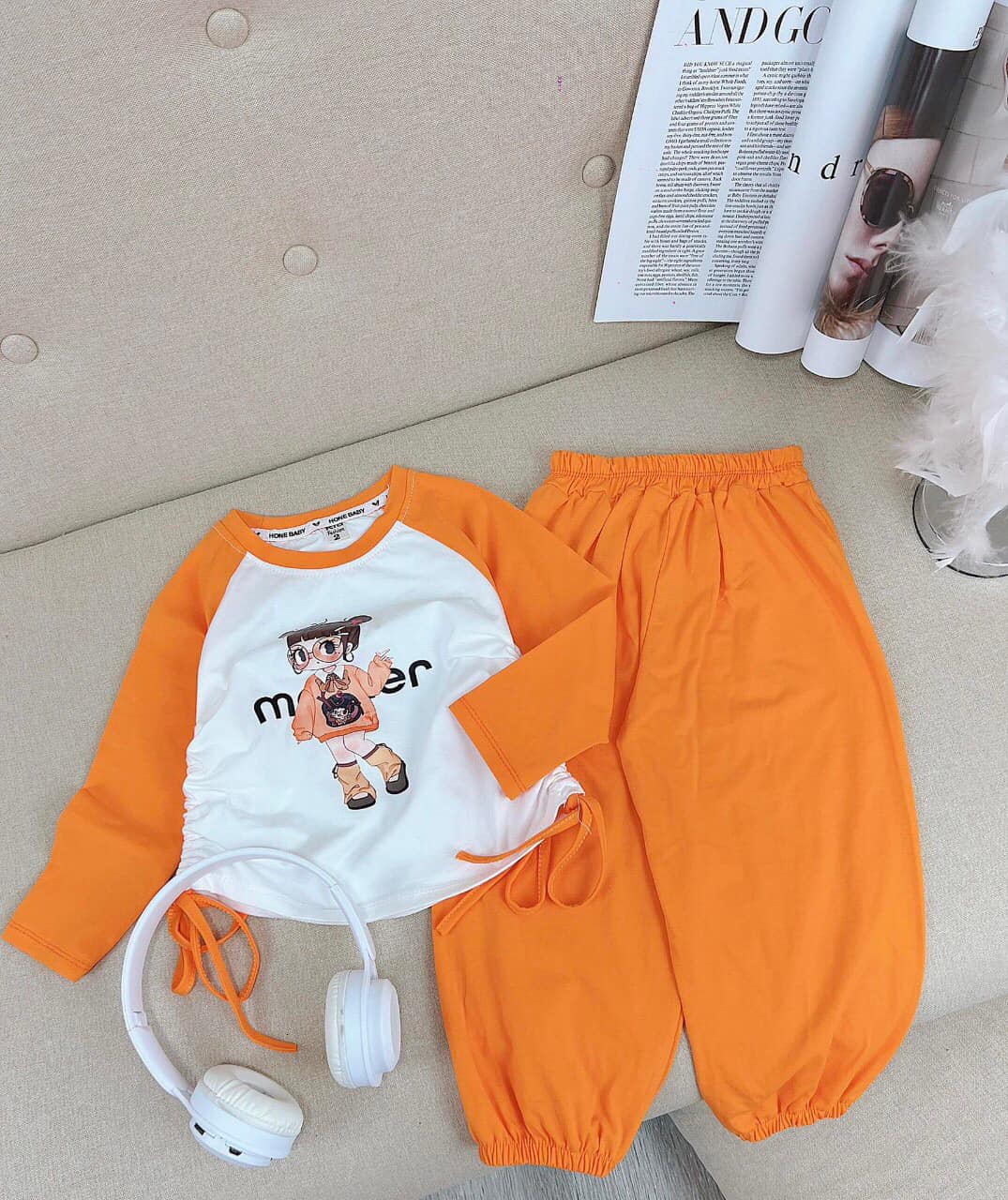 Xả thanh lý set bộ coton cho bé size 14-16kg