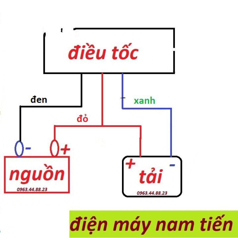 Điều Tốc 12v 10a - Chiết Áp Bộ Điều Chỉnh Tốc Độ Máy Bơm Mini