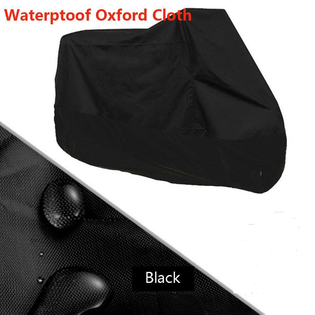 Universal Motorcycle Cover Motorbike Protector Outdoors With Lock Hole XL