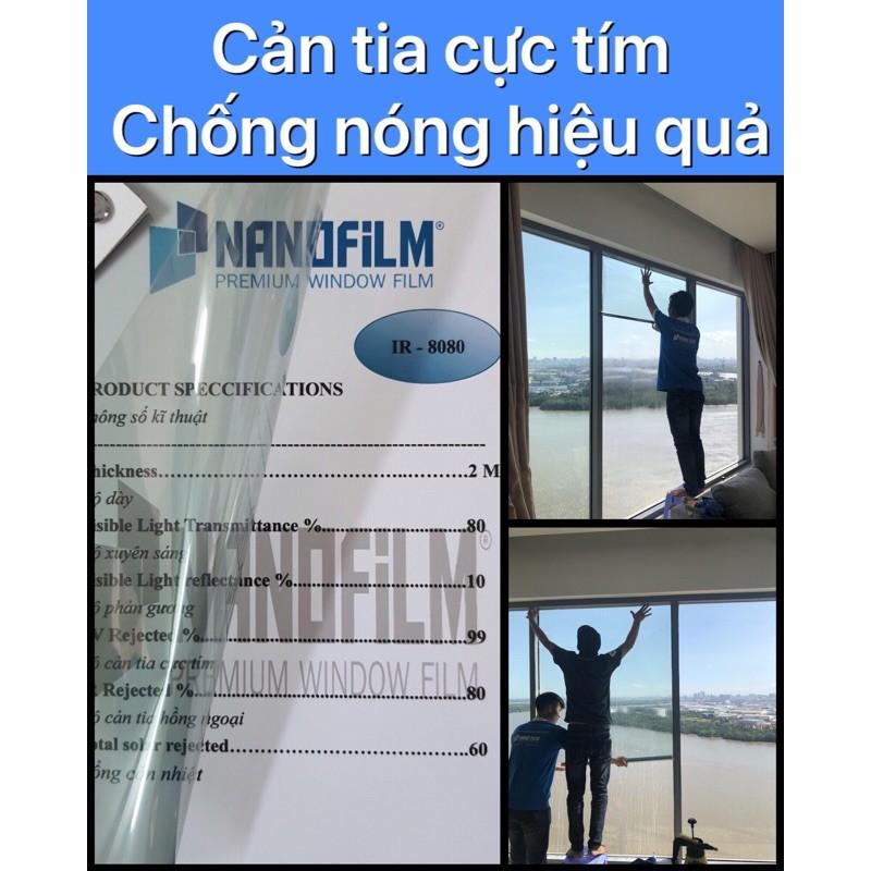 Tấm phim cách nhiệt chống nóng cửa sổ màu trong suốt cản UV 99% - phim cách nhiệt Hàn Quốc