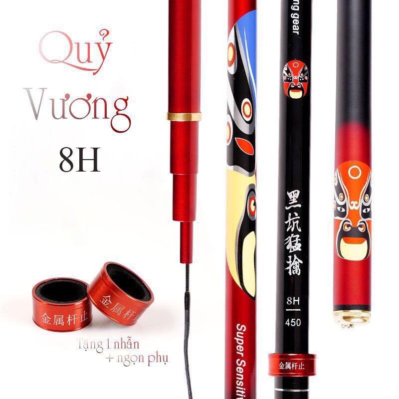 Cần câu tay QUỶ VƯƠNG 8H tặng nhẫn chống trơn trượt