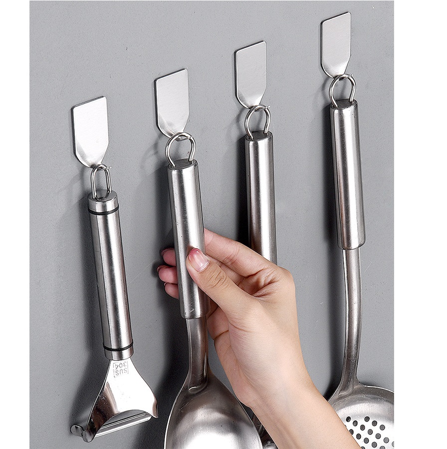 Móc Dính Tường, Móc Inox Đa Năng Treo Đồ Dùng, Móc Dán Tường Siêu Dính, Móc Giá Rẻ, Treo Đồ Đa Năng, Tiện Dụng Gia Đình. TakyHome 2001