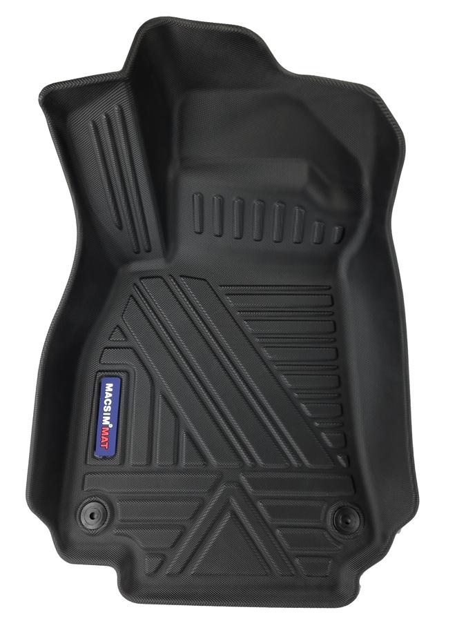 Thảm lót sàn ô tô Audi A7 2019 - 2020 Nhãn hiệu Macsim chất liệu nhựa TPV cao cấp màu đen