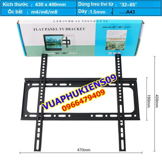 Khung treo Tivi áp tường cho mọi Tivi từ 26-65 inch - Hàng Nhập Khẩu